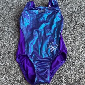 Kids Gk Laurie leotard Blue and Purple child large